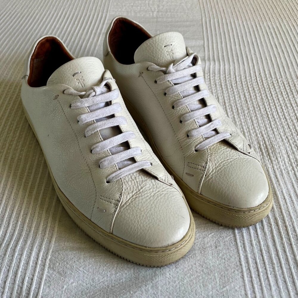 Frye Mens Astor Low Top Leather Sneakers